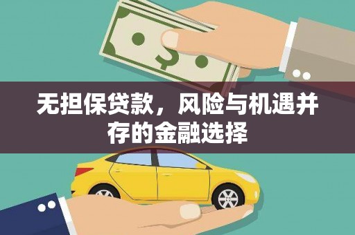 崇明无担保贷款，风险与机遇并存的金融选择