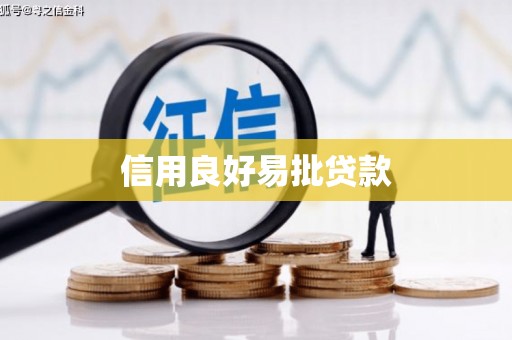 崇明信用良好易批贷款