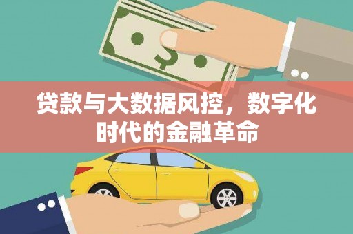 崇明贷款与大数据风控，数字化时代的金融革命