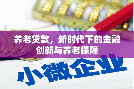 崇明养老贷款，新时代下的金融创新与养老保障