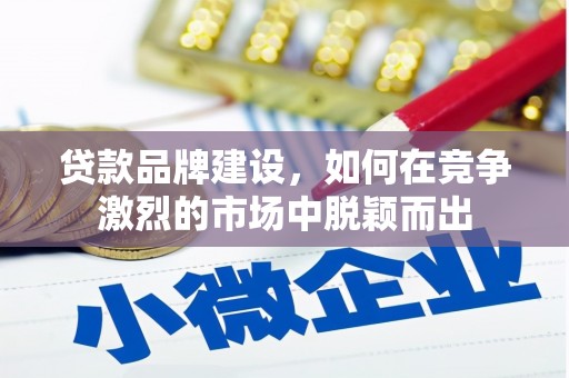 崇明贷款品牌建设，如何在竞争激烈的市场中脱颖而出