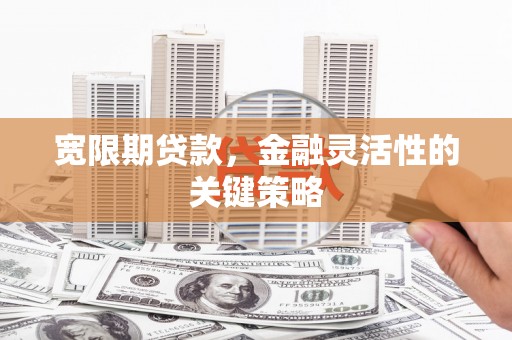 崇明宽限期贷款，金融灵活性的关键策略