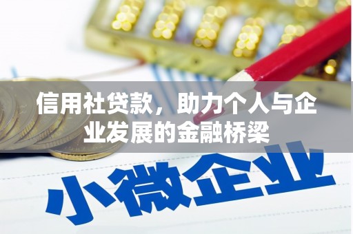 崇明信用社贷款，助力个人与企业发展的金融桥梁