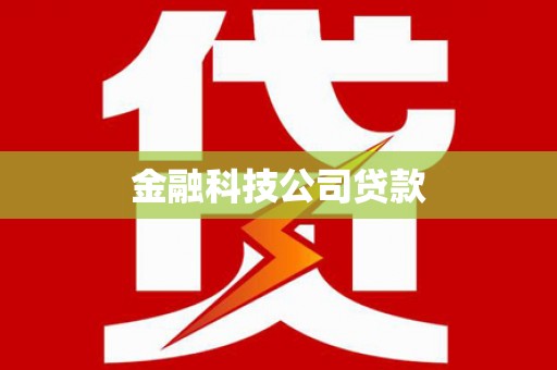 崇明金融科技公司贷款
