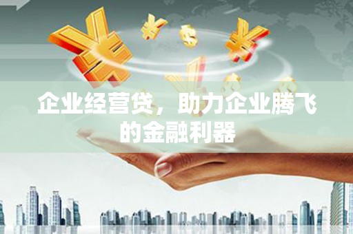 崇明企业经营贷，助力企业腾飞的金融利器