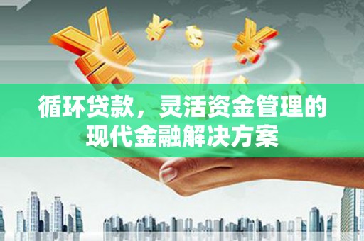 崇明循环贷款，灵活资金管理的现代金融解决方案