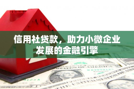 崇明信用社贷款，助力小微企业发展的金融引擎