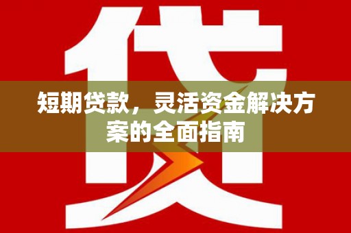 崇明短期贷款，灵活资金解决方案的全面指南