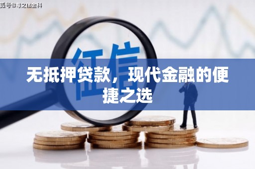 崇明无抵押贷款，现代金融的便捷之选