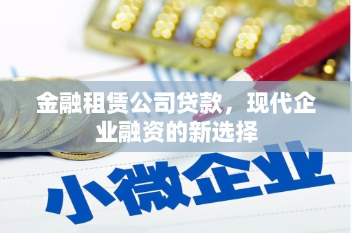 崇明金融租赁公司贷款，现代企业融资的新选择