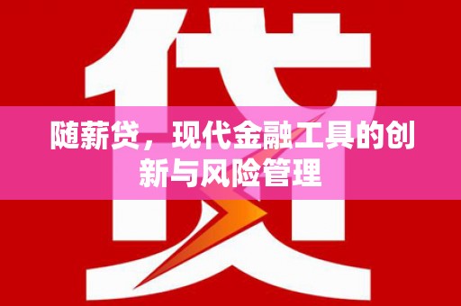 崇明随薪贷，现代金融工具的创新与风险管理