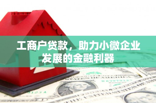 崇明工商户贷款，助力小微企业发展的金融利器