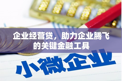 崇明企业经营贷，助力企业腾飞的关键金融工具