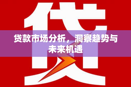 崇明贷款市场分析，洞察趋势与未来机遇