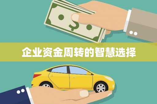 崇明企业资金周转的智慧选择