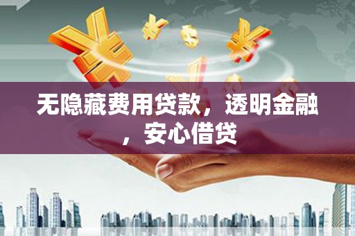 崇明无隐藏费用贷款，透明金融，安心借贷