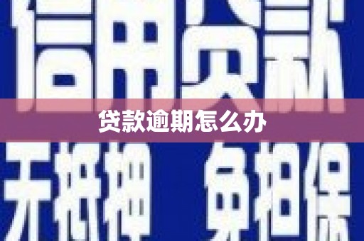 崇明贷款逾期怎么办