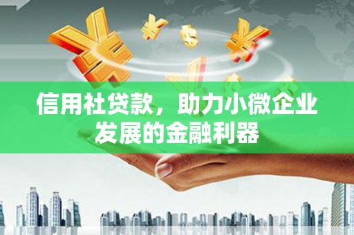 崇明信用社贷款，助力小微企业发展的金融利器