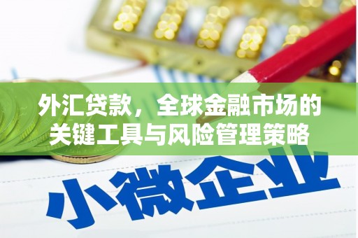 崇明外汇贷款，全球金融市场的关键工具与风险管理策略