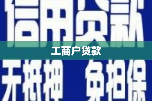 崇明工商户贷款