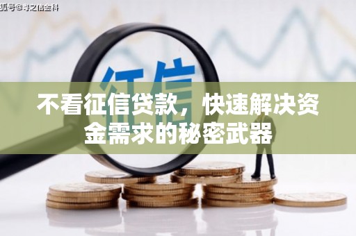 崇明不看征信贷款，快速解决资金需求的秘密武器