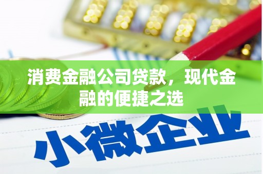 崇明消费金融公司贷款，现代金融的便捷之选