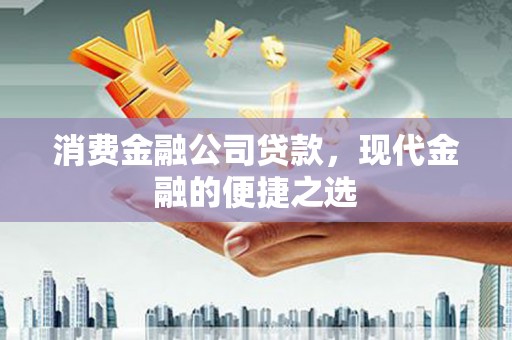 崇明消费金融公司贷款，现代金融的便捷之选