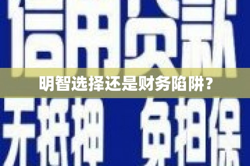 崇明明智选择还是财务陷阱？