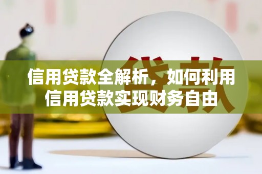 崇明信用贷款全解析，如何利用信用贷款实现财务自由