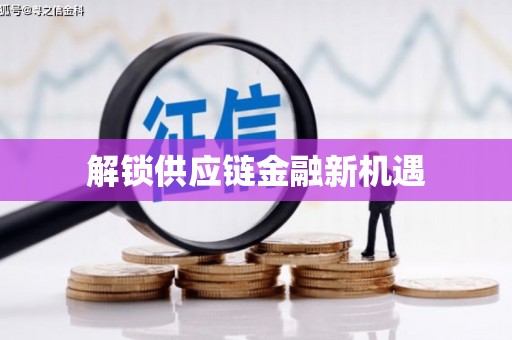 崇明解锁供应链金融新机遇